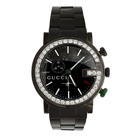 gucci watches for men|men's gucci watch diamond bezel.